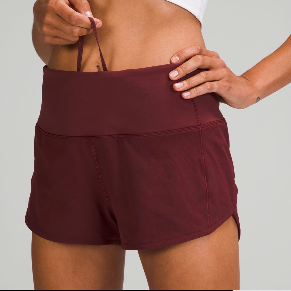 Lululemon Speed Up High Rise Shorts 4”